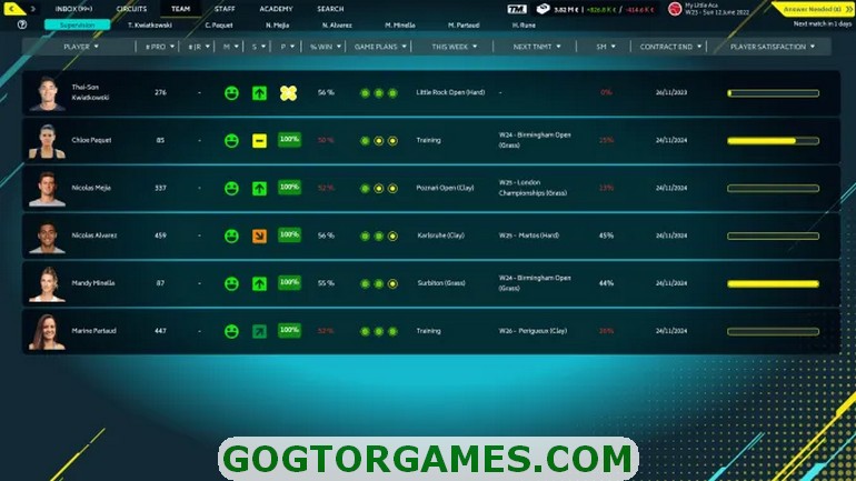 Tennis Manager 2022 Download GOG Game Free